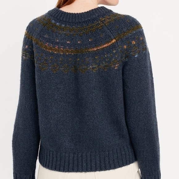 Old Navy Fair Isle Cardigan Sweater - Picture 2 of 5